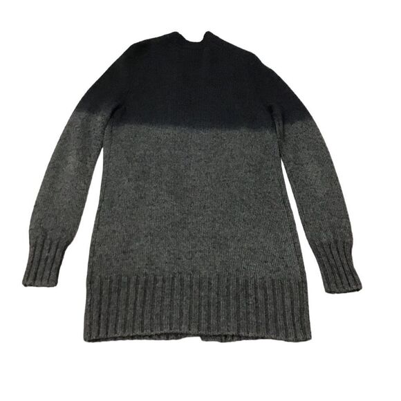 Theory Black And Gray Sweater Alpaca Wool And Silk Cardigan Style Size Small - Picture 5 of 10